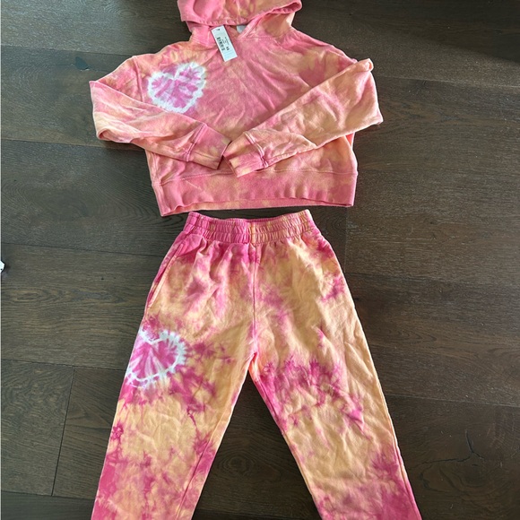 Frankie's Bikinis Pink and Orange Tie-Dye Set - Picture 2 of 5